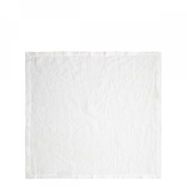 Beli laneni prtički 50 x 50 cm 2 kosa - Gaya Ambiente