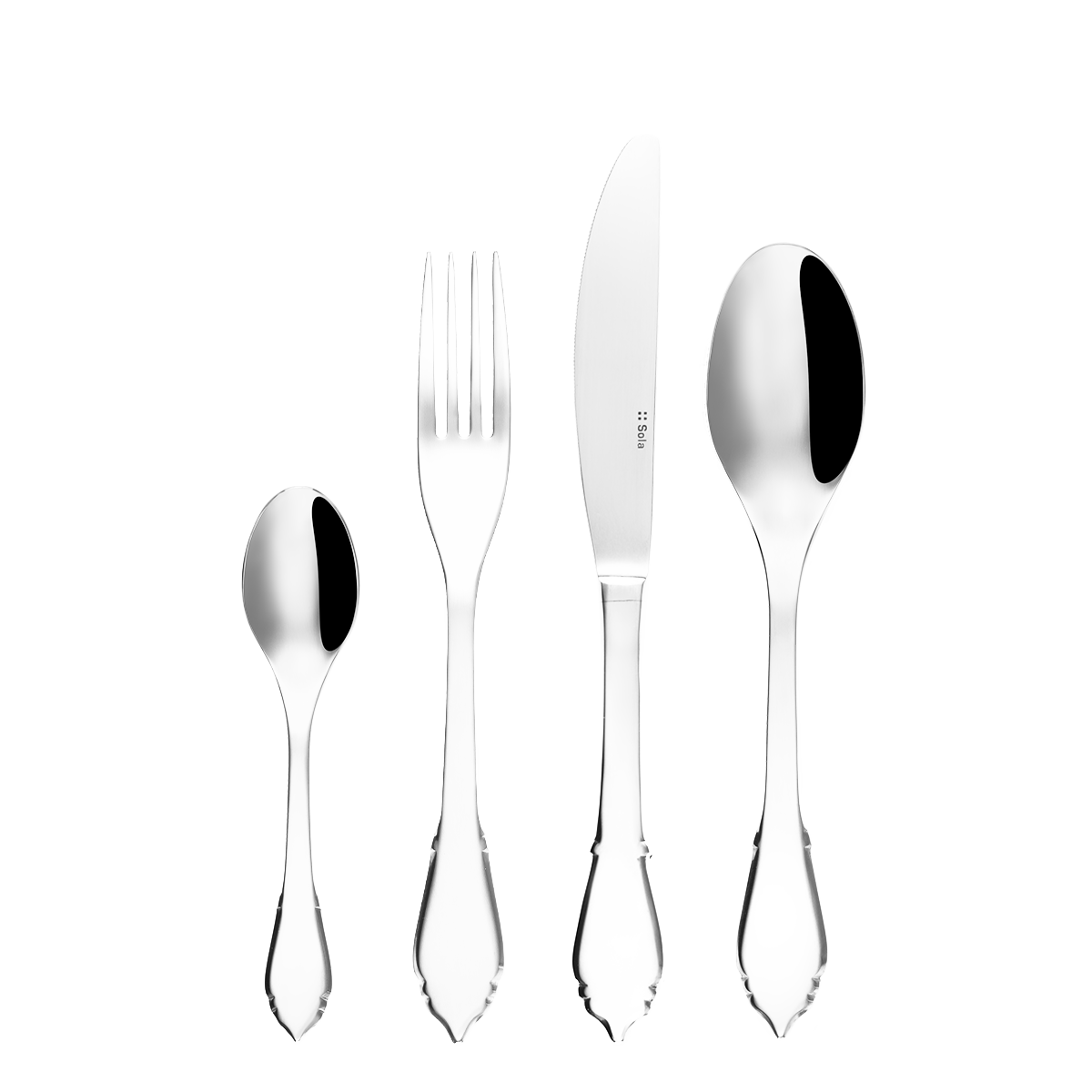 Set jedilnega pribora za sladice 24 kosov – 7th Generation Duke posrebren - 119945