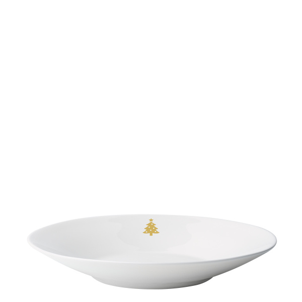 Globok krožnik 22 cm - Premium Platinum Line Merry Christmas