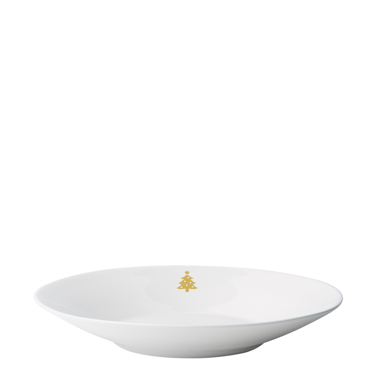 Globok krožnik 22 cm - Premium Platinum Line Merry Christmas