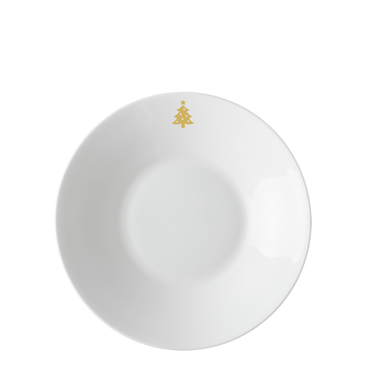 Globok krožnik 22 cm - Premium Platinum Line Merry Christmas