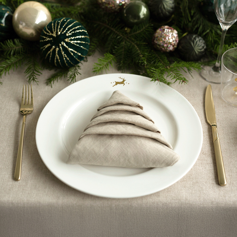 Plitev servirni krožnik 28 cm - Premium Platinum Line Merry Christmas
