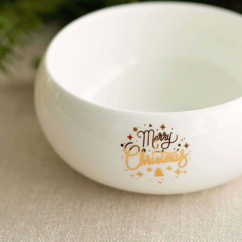 Skleda za kosmiče 10 cm - Premium Platinum Line Merry Christmas