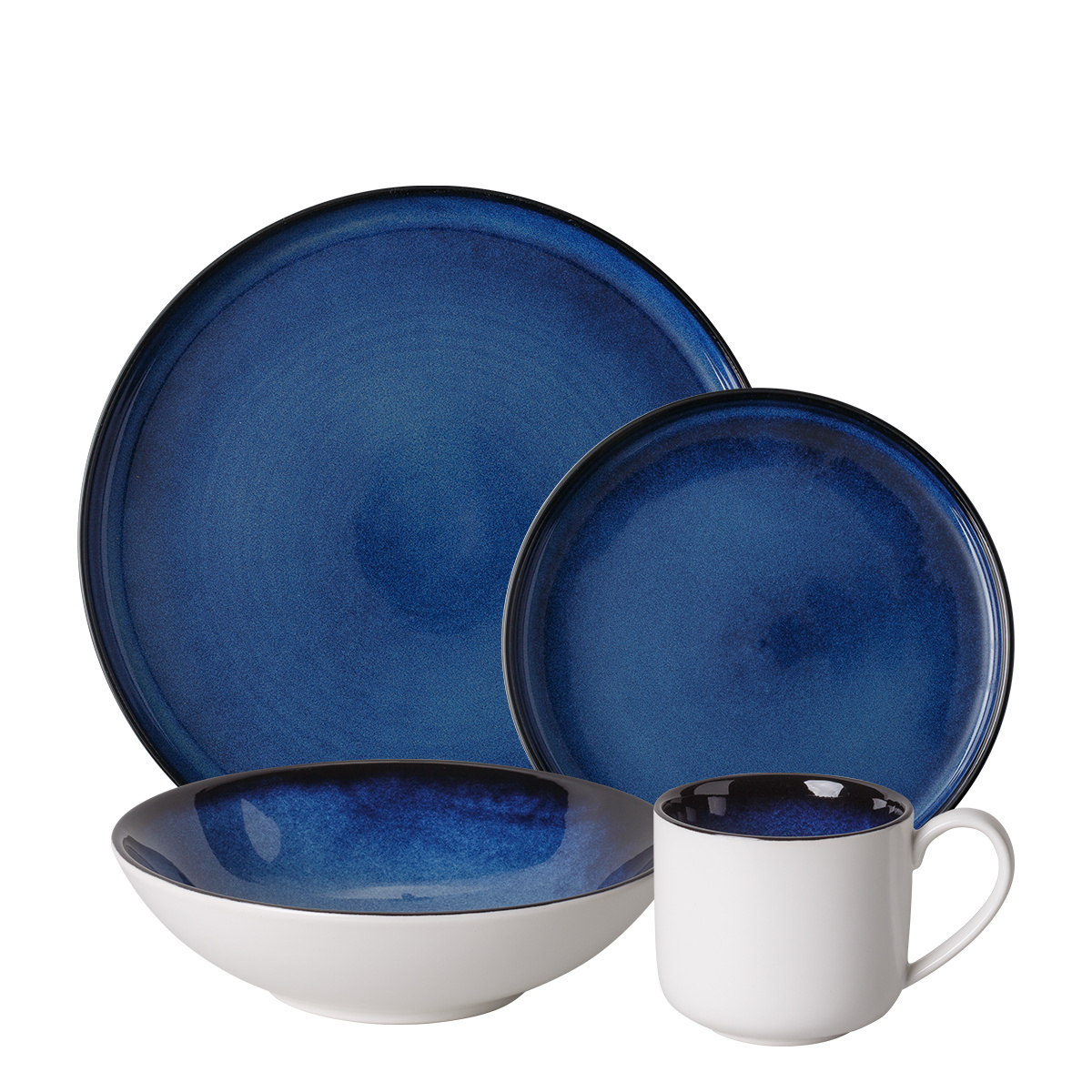 Porcelanasti komplet 24 kosov - Gaya RGB Ocean Lunasol