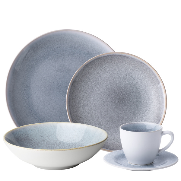 Porcelanasti set 20 kosov – Gaya Atelier Glacial Ice Lunasol