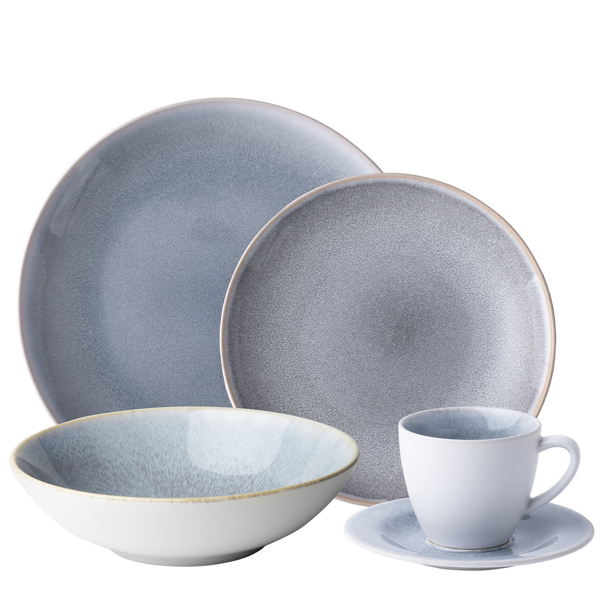 Porcelanasti set 20 kosov – Gaya Atelier Glacial Ice Lunasol