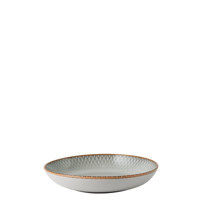 Globok krožnik Coupe 23 cm komplet 4 kosov - Elements Day Mandala