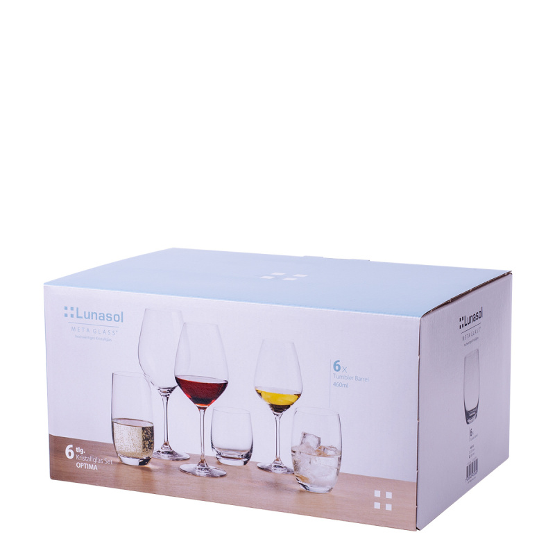 Kozarci Tumbler 460 ml 6 kos - Optima Glas Lunasol