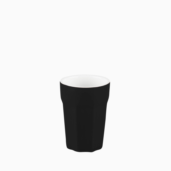 Majhna črna porcelanasta skodelica 80 ml - RGB