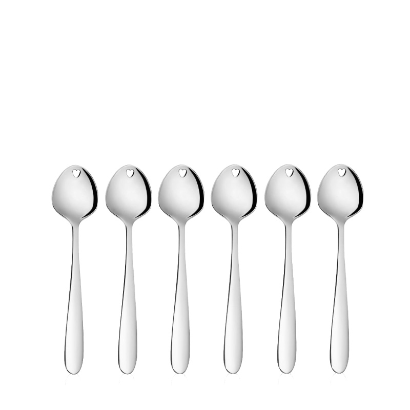 Sladoledne žličke s srčkom set 6 kosov - Love Cutlery