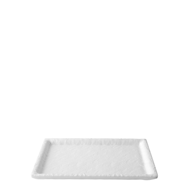 Pladenj bel velik 24,4×17,5 cm | Elements Flow