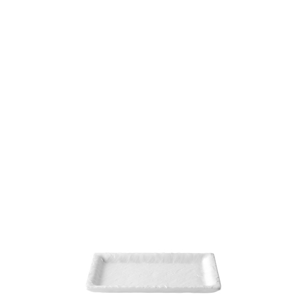Pladenj bel majhen 16,8×9,8 cm | Elements Flow