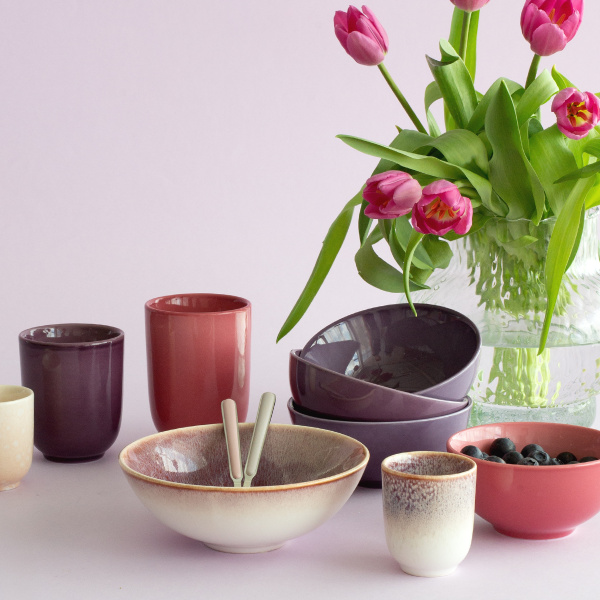 Skledica ø 12,5 cm | Gaya Solatelier Aubergine