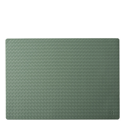 Namizni pogrinjek Braid olivni 45×32 cm | Elements Ambiente