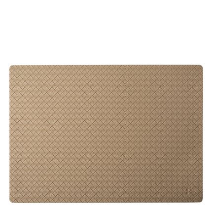 Namizni pogrinjek Braid peščene barve 45×32 cm | Elements Ambiente
