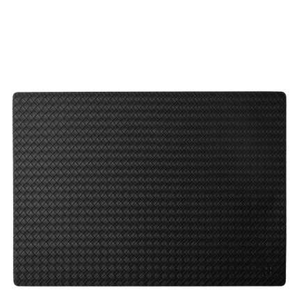 Namizni pogrinjek Braid črn 45×32 cm | Elements Ambiente