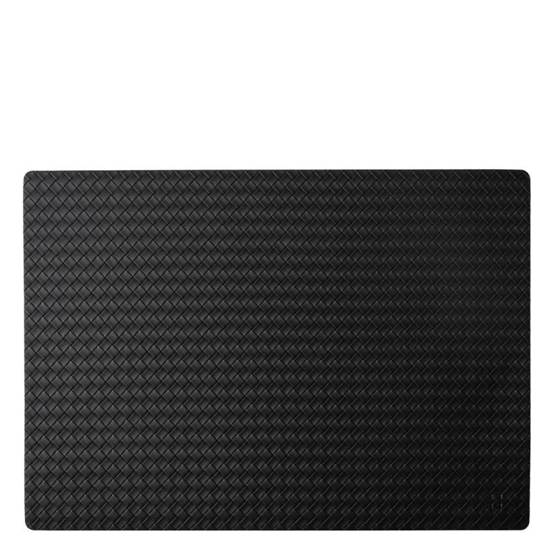 Namizni pogrinjek Braid črn 45×32 cm | Elements Ambiente