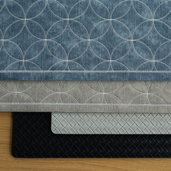 Namizni pogrinjek Stitch siv 45×32 cm | Elements Ambiente