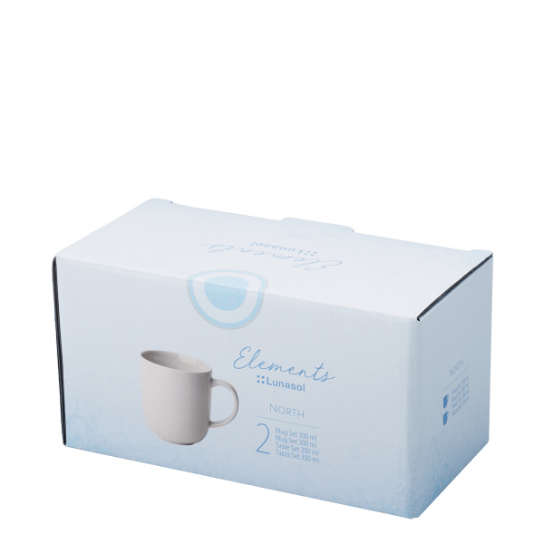 Skodelica za kavo, 300 ml, 2-delni komplet, Elements North