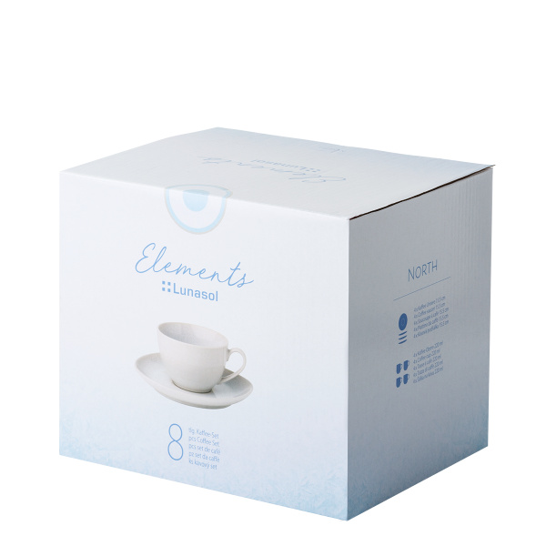 Komplet za kavo 8 kosov – Elements North Organic