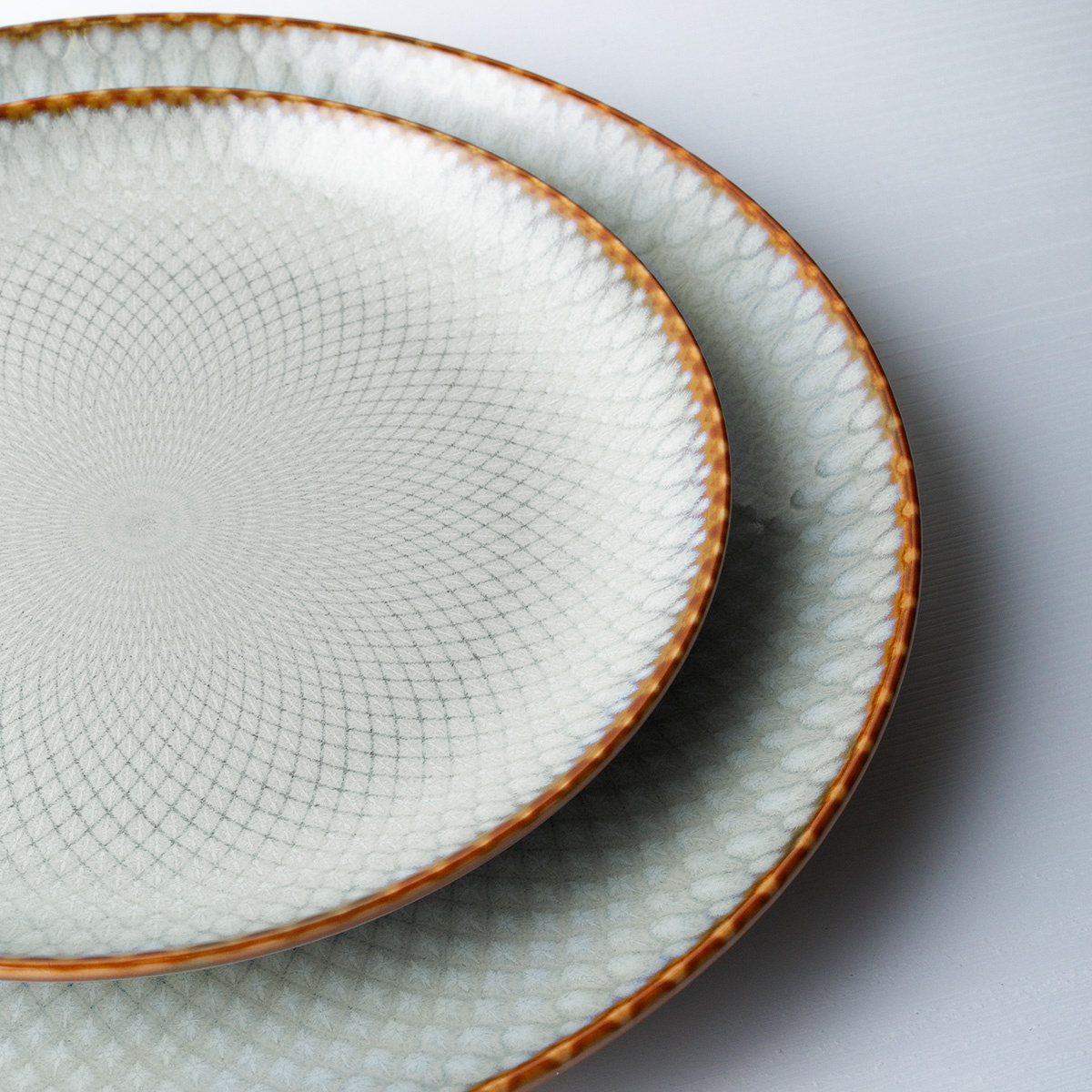 Desertni krožnik Coupe 20 cm komplet 4 kosi - Elements Day Mandala