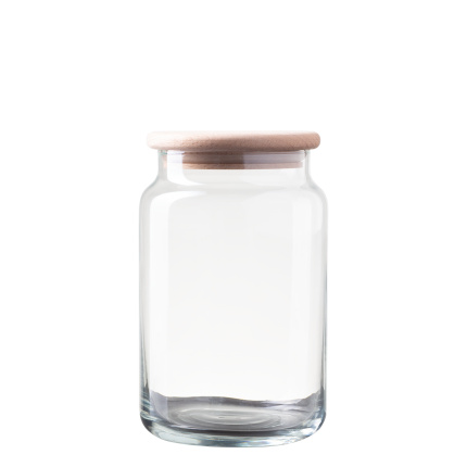 Steklena posoda s pokrovom 0,93 l | Basic Kitchen