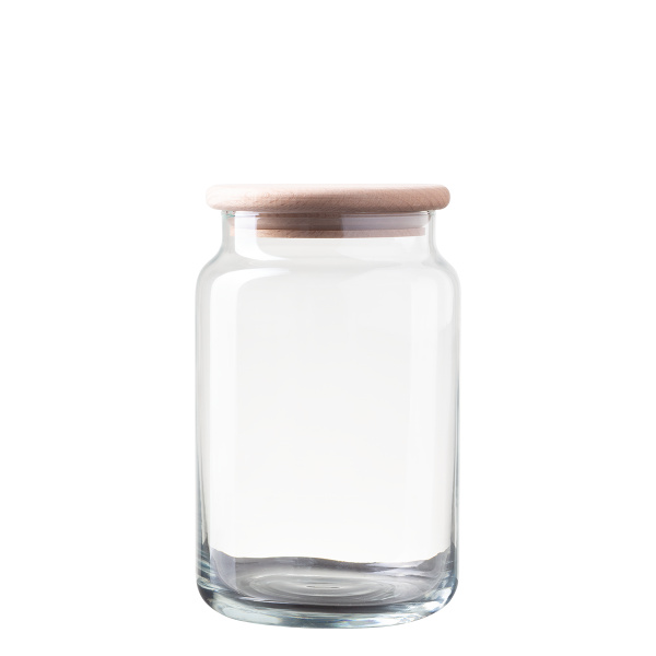 Steklena posoda s pokrovom 0,93 l | Basic Kitchen