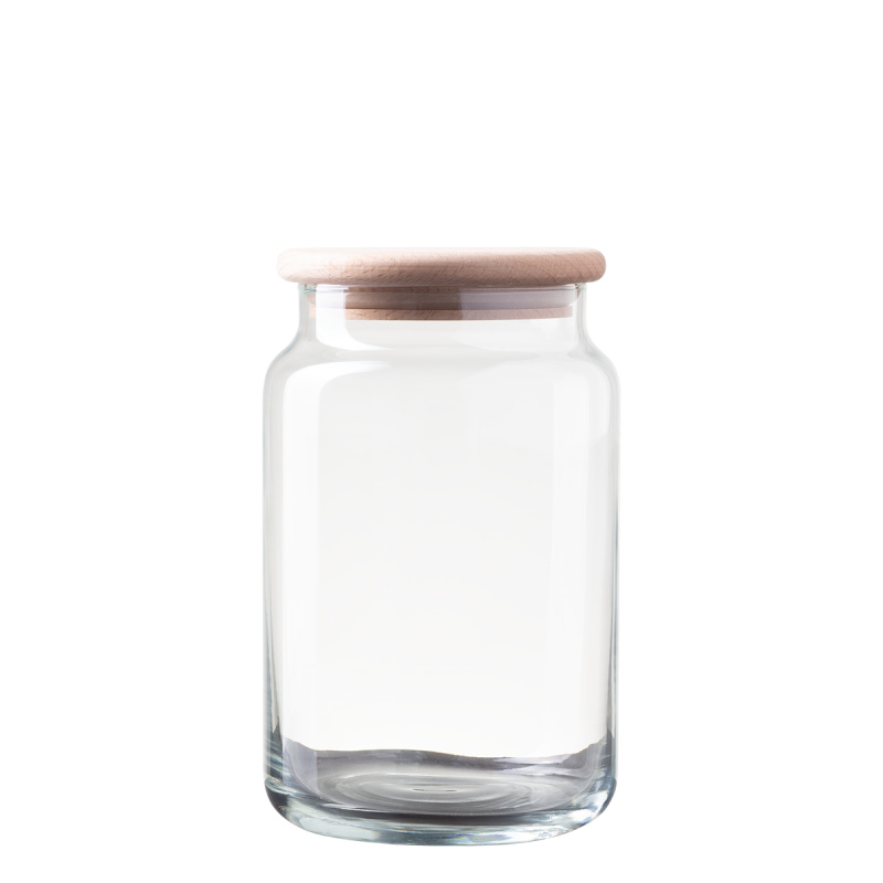 Steklena posoda s pokrovom 0,93 l | Basic Kitchen