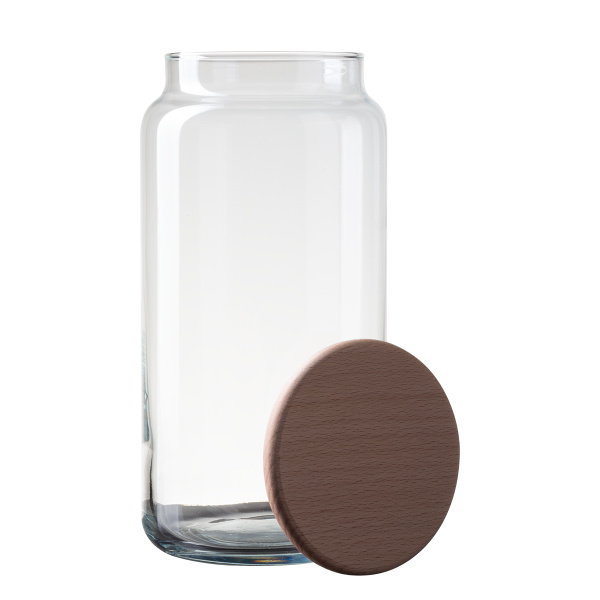 Steklena posoda s pokrovom 1,3 l | Basic Kitchen Lunasol