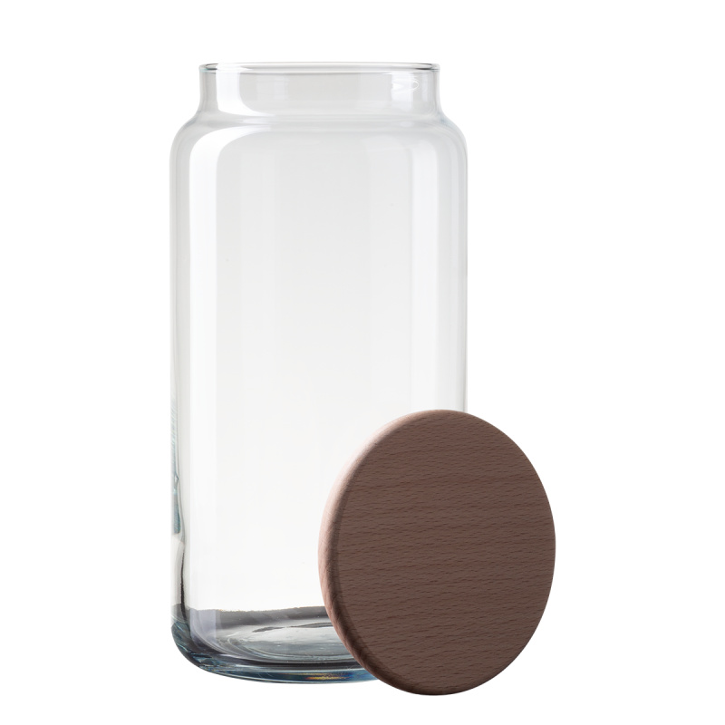 Steklena posoda s pokrovom 1,3 l | Basic Kitchen Lunasol