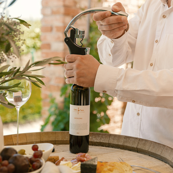 Navpični vzvodni odpirač za vino | Lunasol