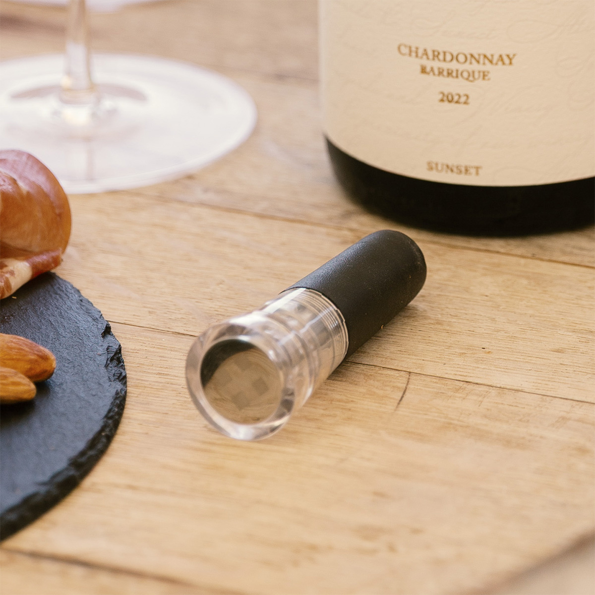 Vakuumska črpalka z zamaškom za vino | Lunasol
