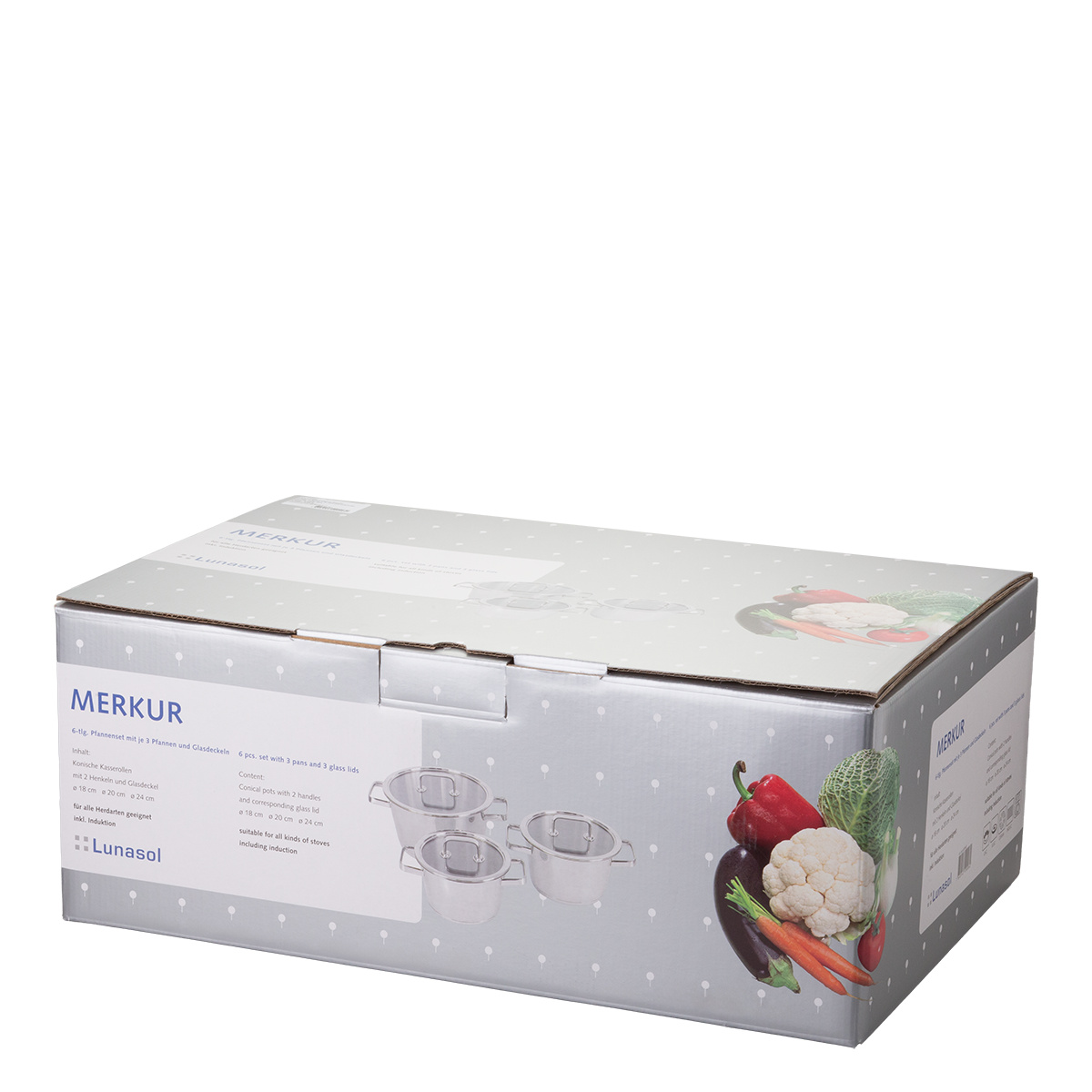 Set posode 6 delni - Merkur Lunasol