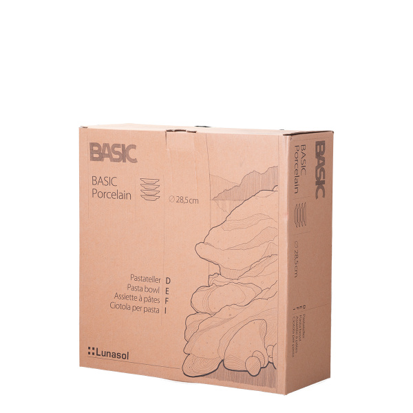 Krožnik za testenine set 4kom - BASIC