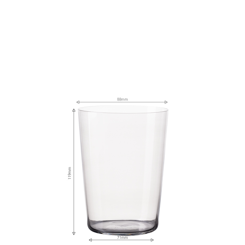 Kozarci Tumbler sivi 515 ml komplet 6 kosov – 21st Century Glas Lunasol META Glass