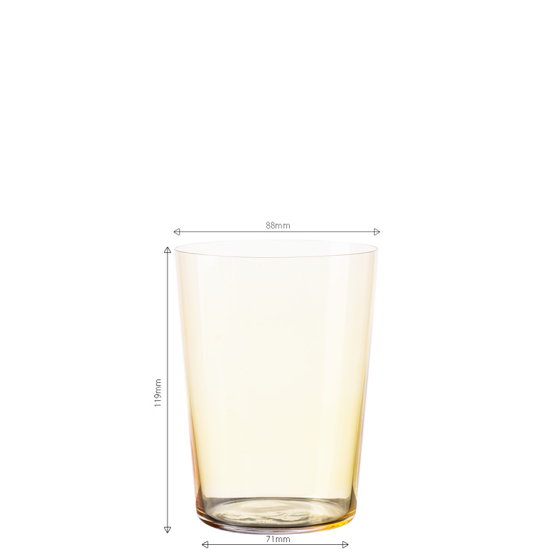 Kozarci Tumbler rumeni 515 ml set 6 kosov – 21st Century Glas Lunasol META Glass