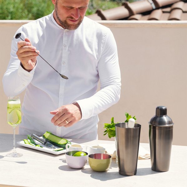 Boston shaker 850 ml PVD črn mat – Basic Bar