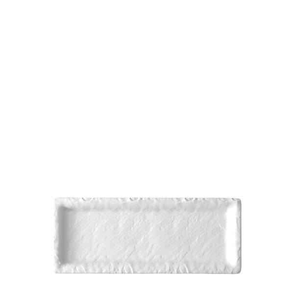 Pladenj bel srednji 24,4×9,8 cm | Elements Flow