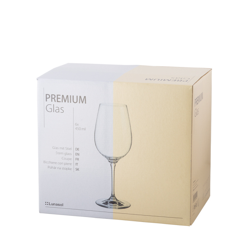 Kozarci Chianti Zinfandel 450 ml set 6 kosov - Premium Glas Crystal