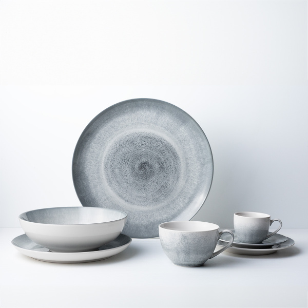 Set keramičnih krožnikov 12 kosov - Elements Vulcano