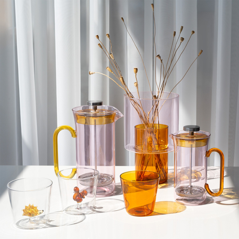 French press velik roza 900 ml | Ichendorf
