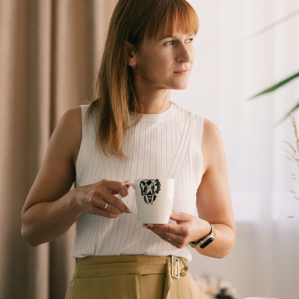Skodelica 360 ml Slon | Flow Solatelier Africa