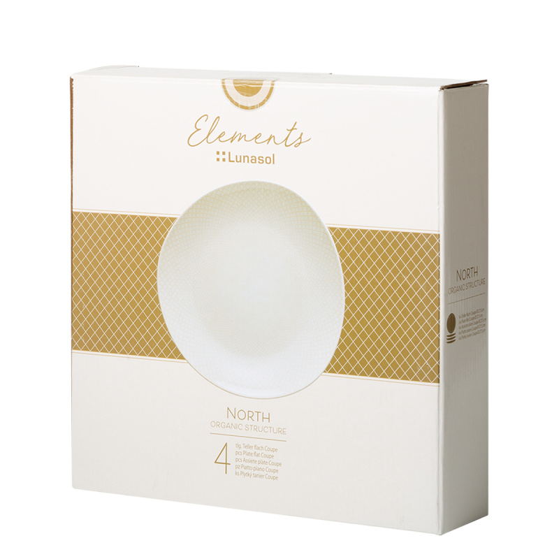 Plitki krožniki Coupe 27,5 cm 4 kosi | Elements North