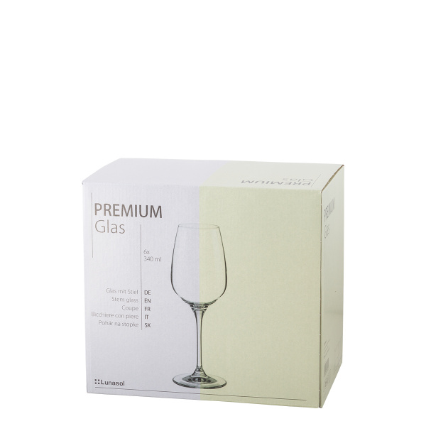 Kozarci Sauvignon blanc 340 ml komplet 6 kosov - Premium Glas Crystal