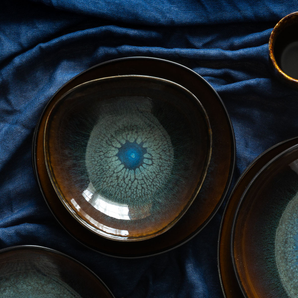 Komplet skled 4 kosi | Elements Amber Eye Organic