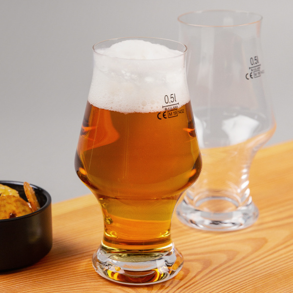 Kozarci za pivo 500 ml komplet 4 kosi - Univers Glas Lunasol
