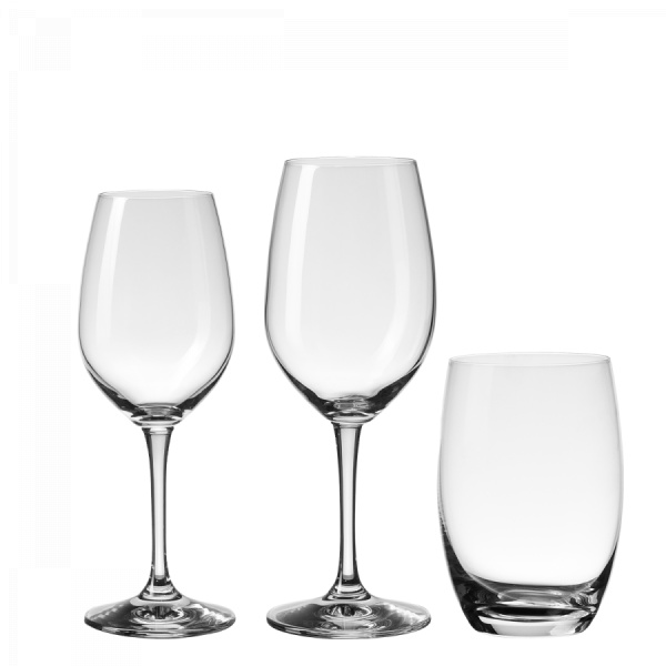 Začetni komplet kozarcev za dom 12 kosov - BASIC Glas Lunasol