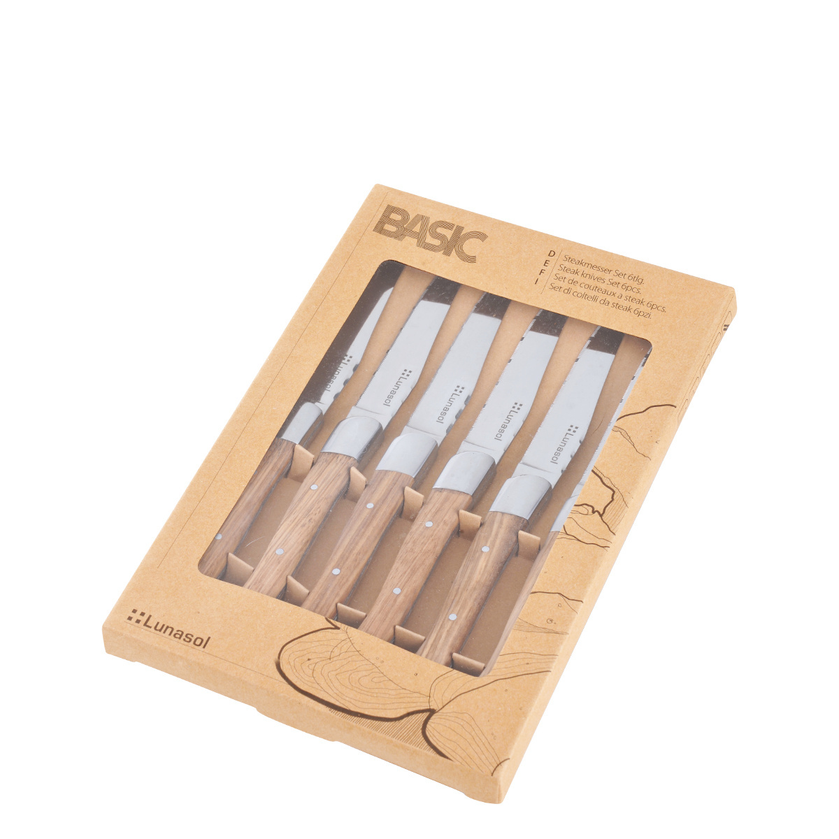Noži za zrezke set 6 kosov - Basic