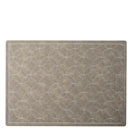 Namizni pogrinjek Stitch taupe 45×32 cm | Elements Ambiente