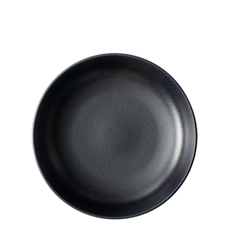 Globok krožnik U-Coupe 21 cm - Basic black mat